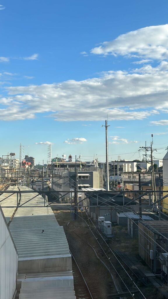 川越駅からの風景